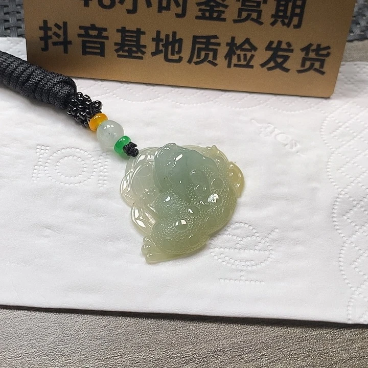 颈饰未镶嵌翡翠金蟾
