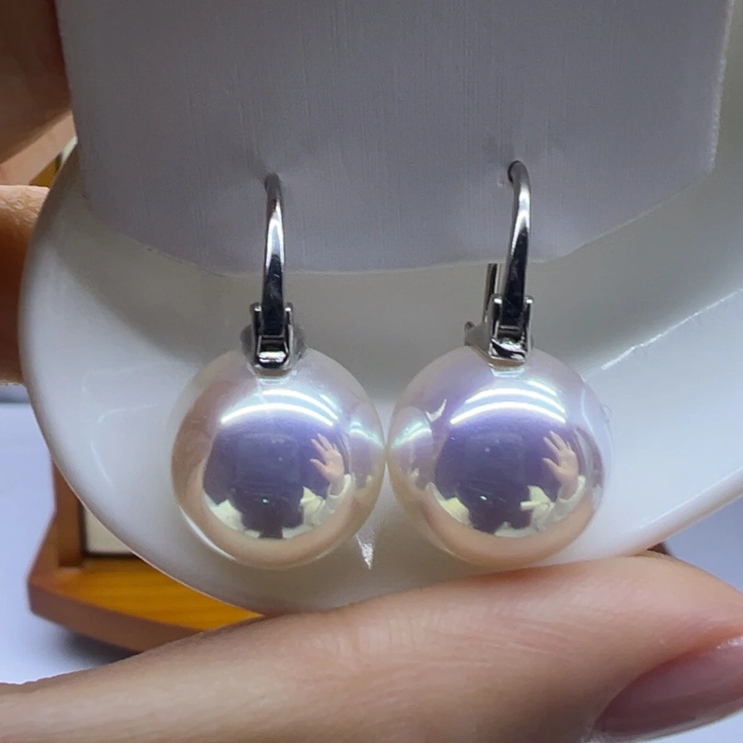 耳饰淡水珍珠银S925镶嵌