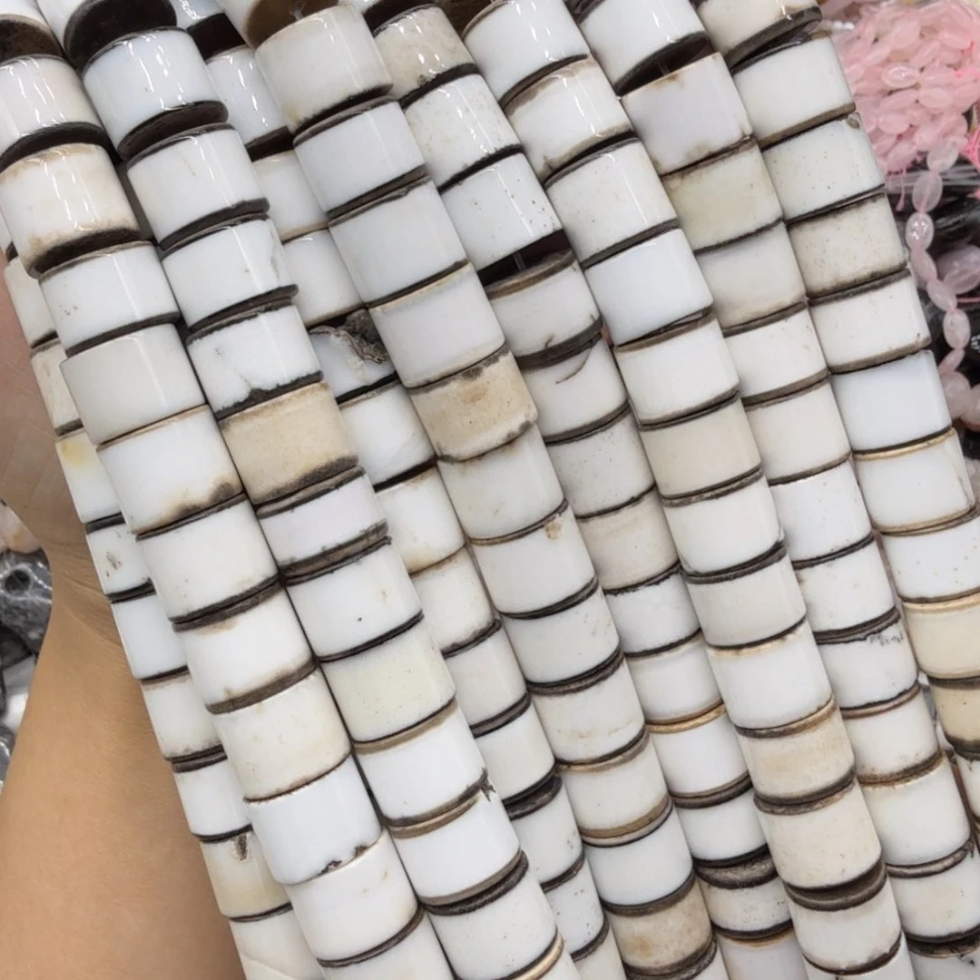 水晶珠宝半成品未镶嵌卡13西亚老玛剁珠一条