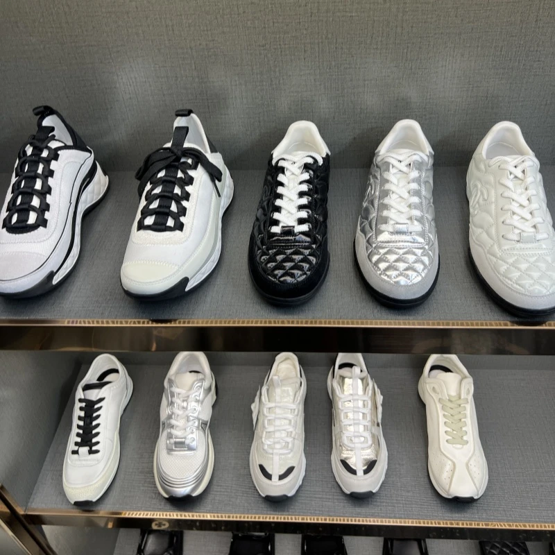 小香风真皮女鞋 休闲鞋时尚百搭潮流潮鞋低帮女鞋