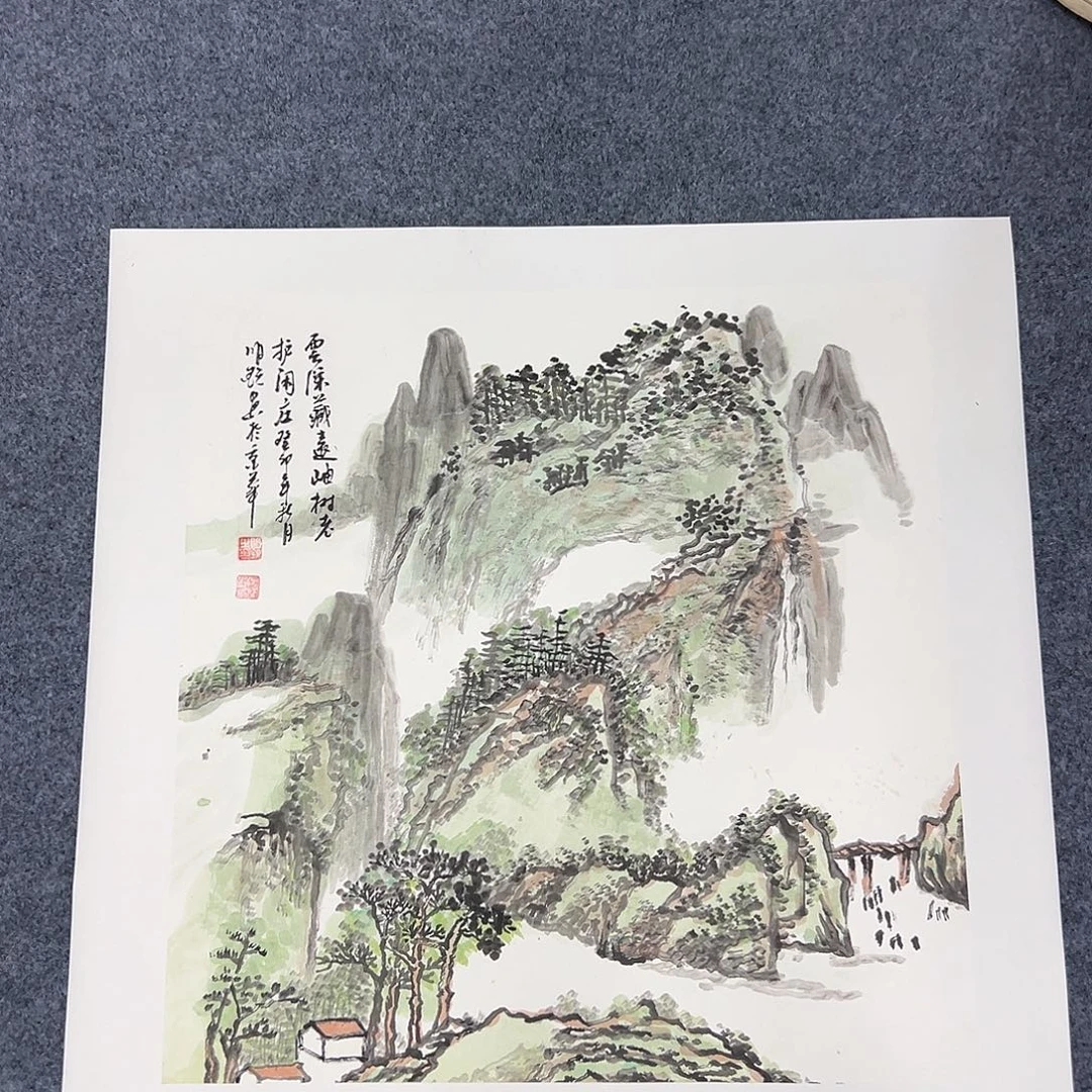 国画国画作品纯手绘作品