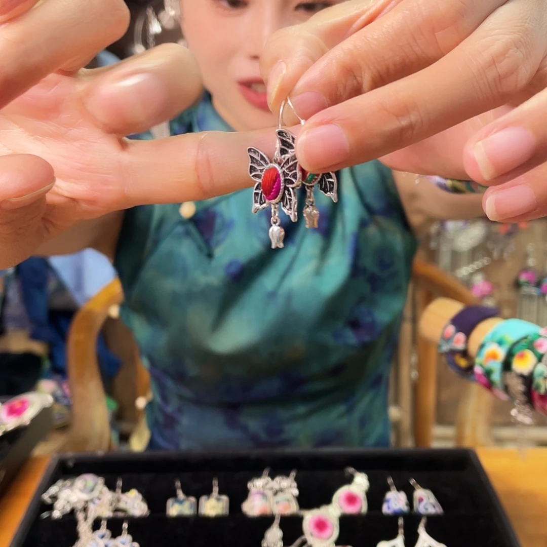 铁合金花岗石项链