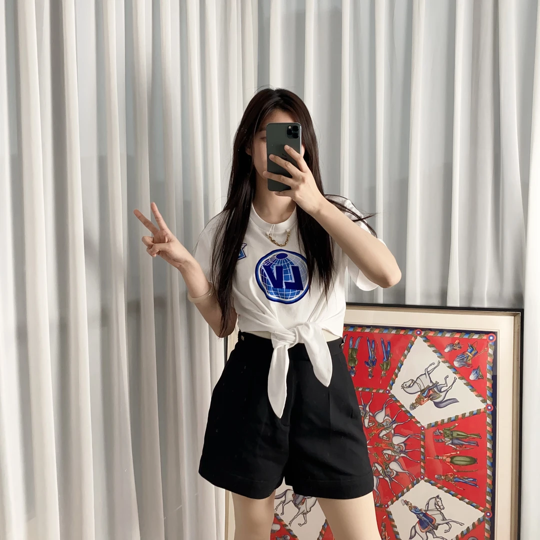 95新 LouisVuitton/路易威登 麦殿/羊绒半袖l码/241231VZZLZ89