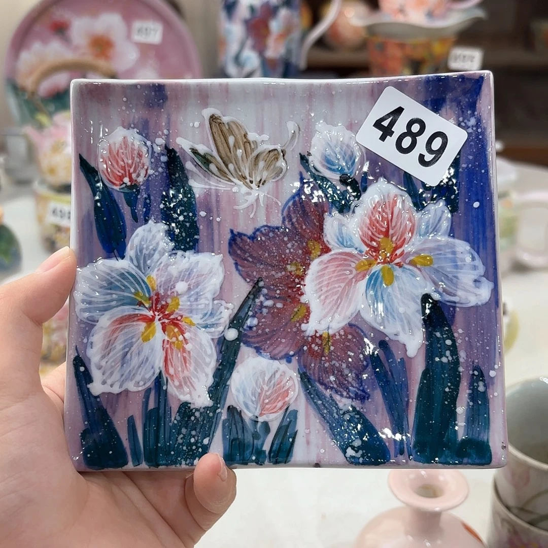 景德镇手绘高温釉下彩陶瓷茶具