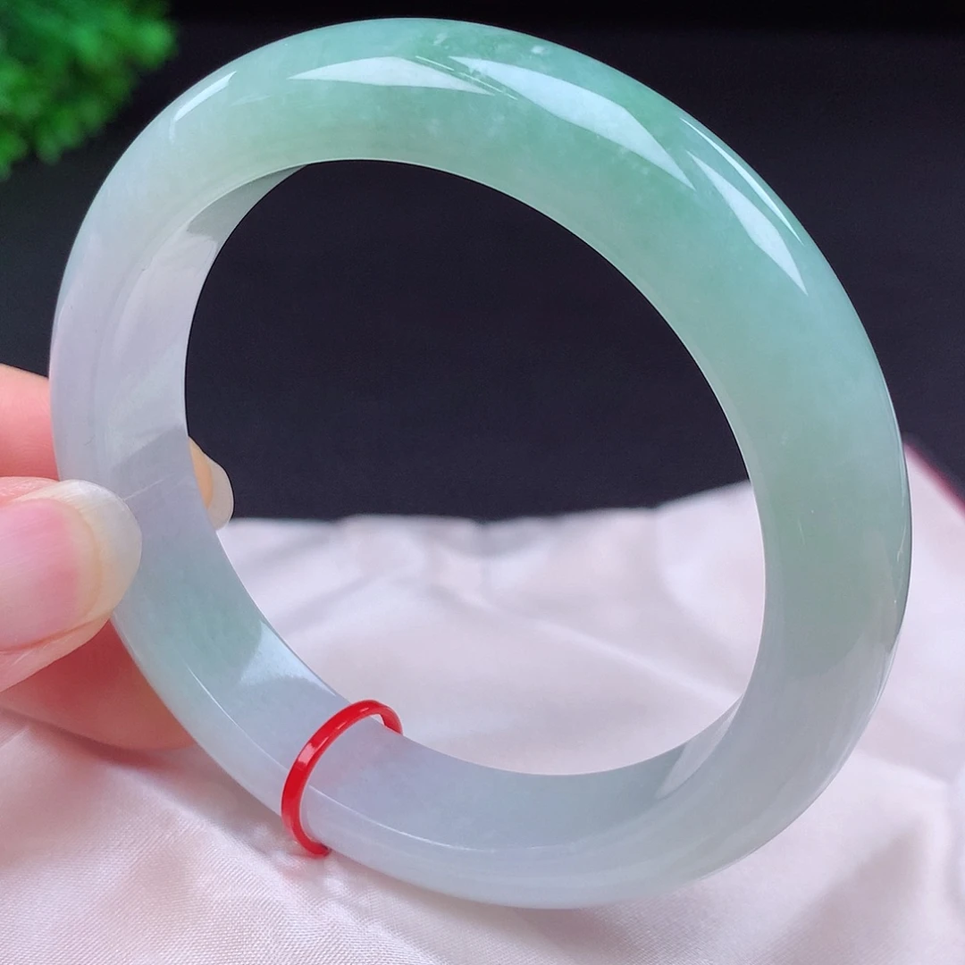 翡翠未镶嵌手镯60圈口430048