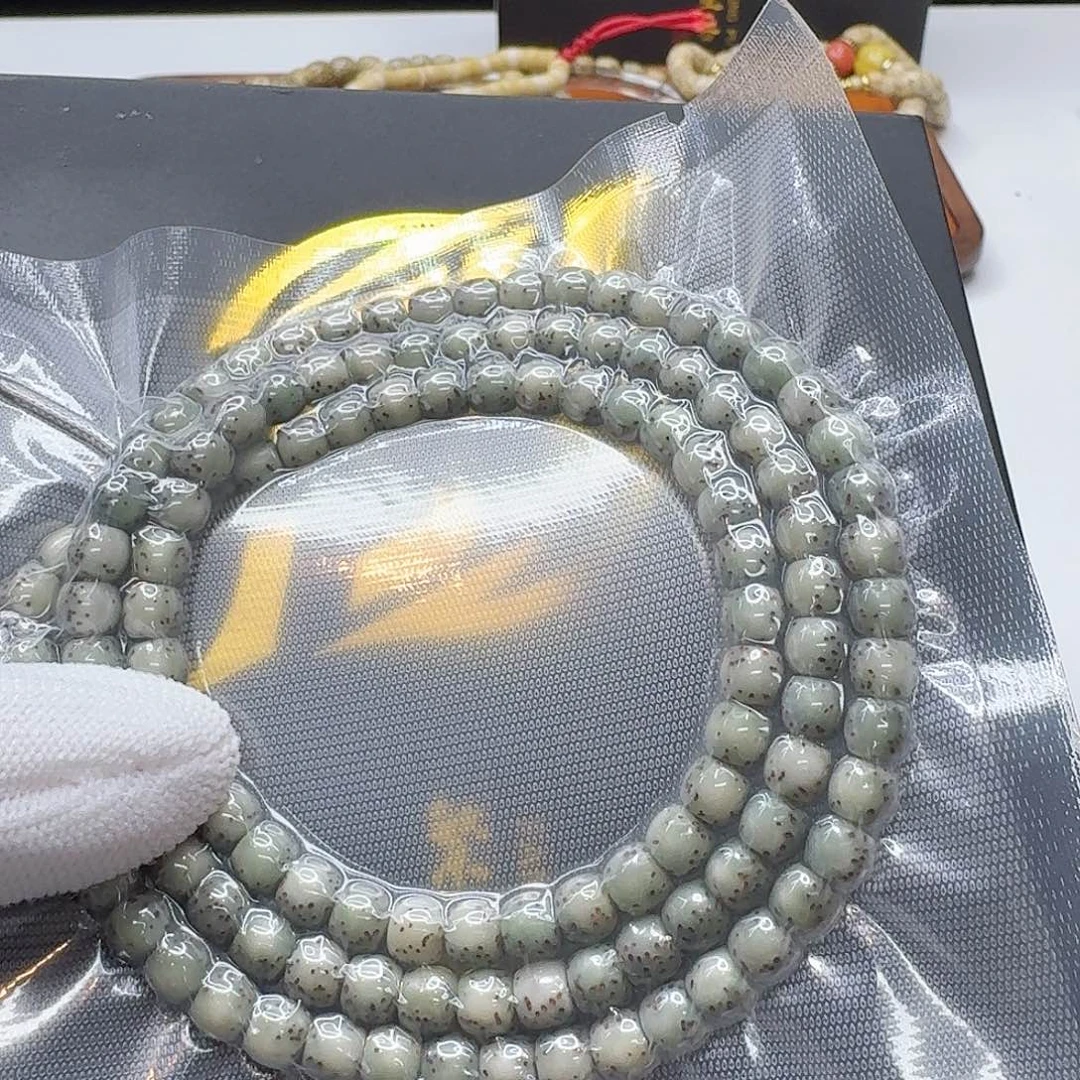 吊坠星月菩提112梵天糯冰绿幽灵河豚6左右鼓珠108