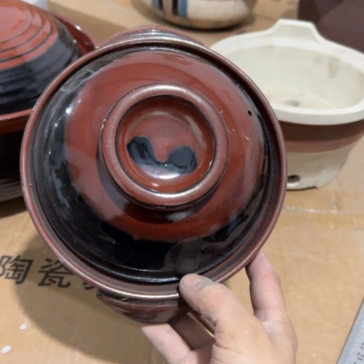 库存尾货五厂煤烧小元宝锅一套口径17