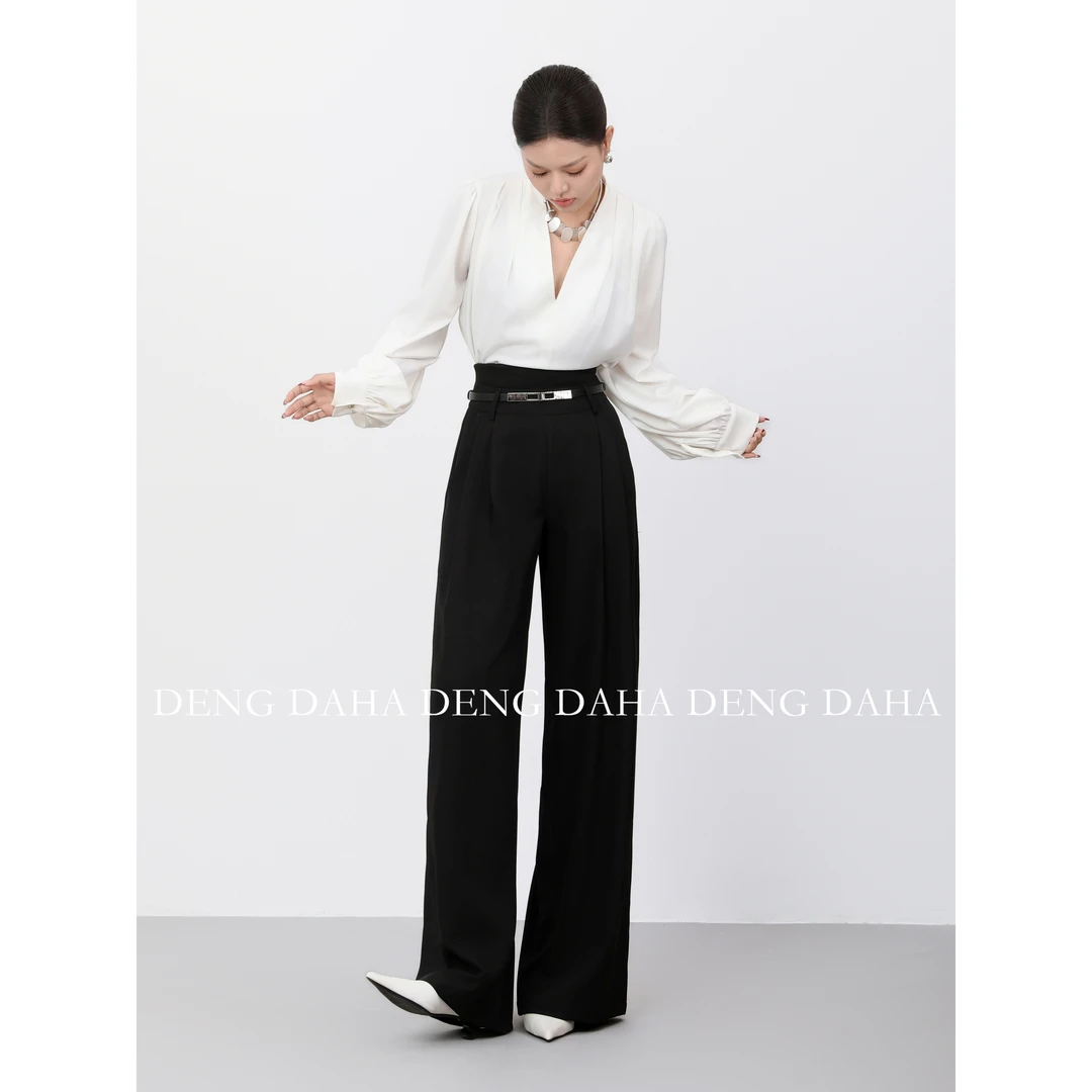 【好】「气质姐姐」轻熟风长袖衬衫女宽松外穿显瘦衬衣HBZC641234