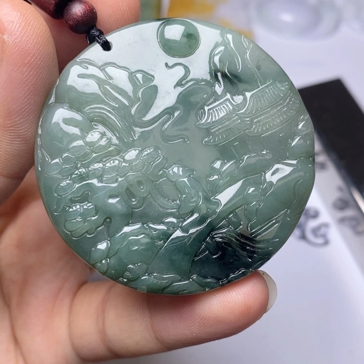 颈饰未镶嵌翡翠翡翠