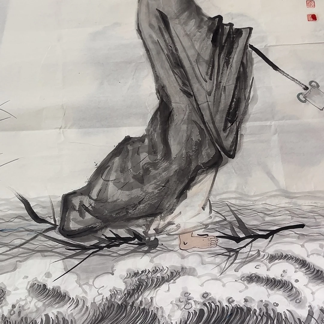 心***成国画绘画作品多次参加