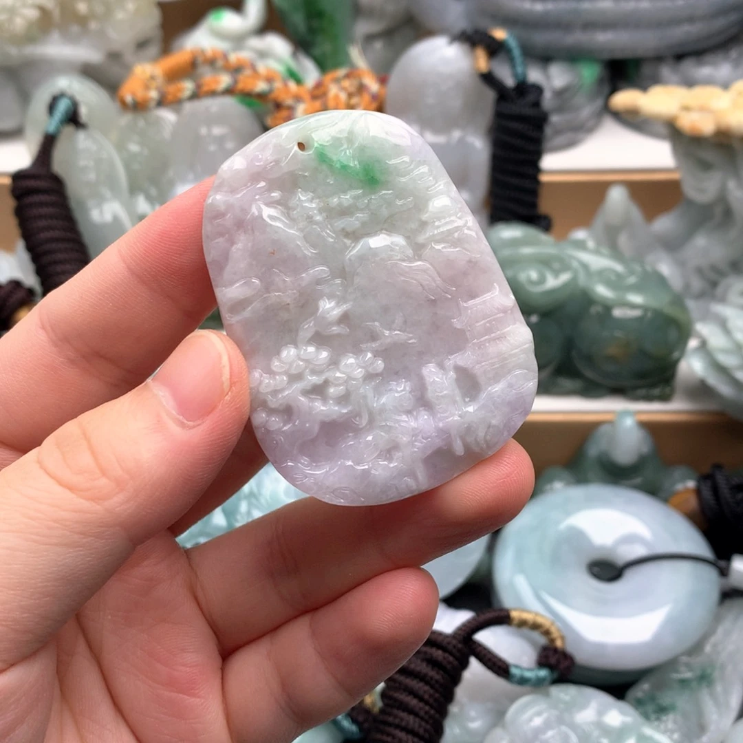 吊坠(不含链)未镶嵌翡翠