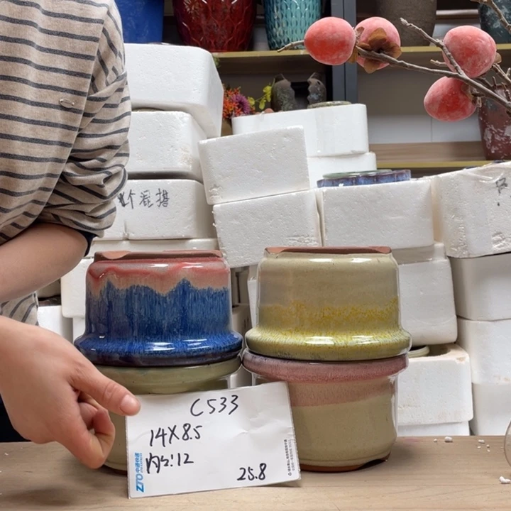 粗陶多肉花盆微瑕533