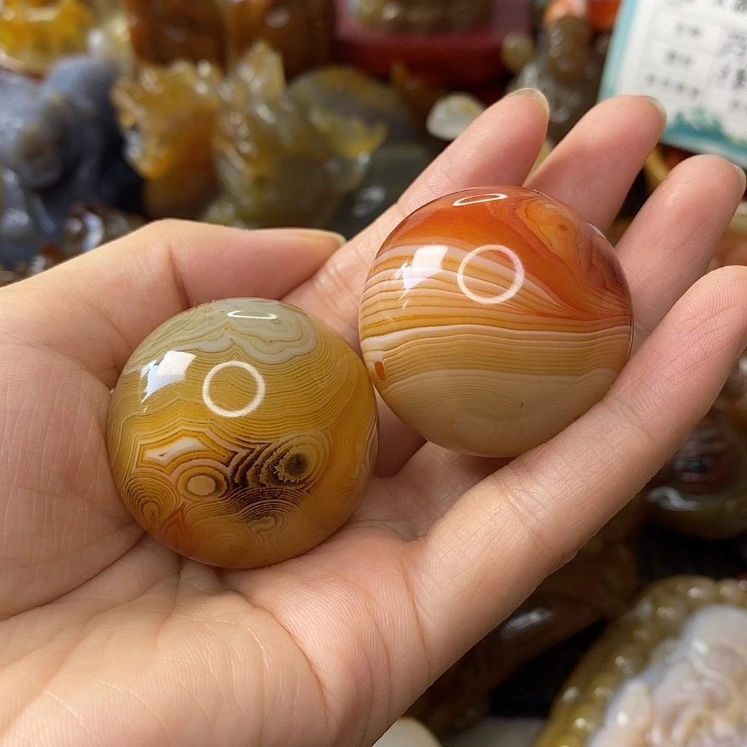 玛瑙/玉髓未镶嵌手把件