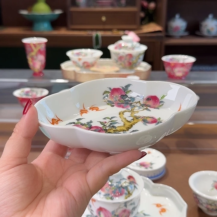 珐琅彩主人杯茶具系列