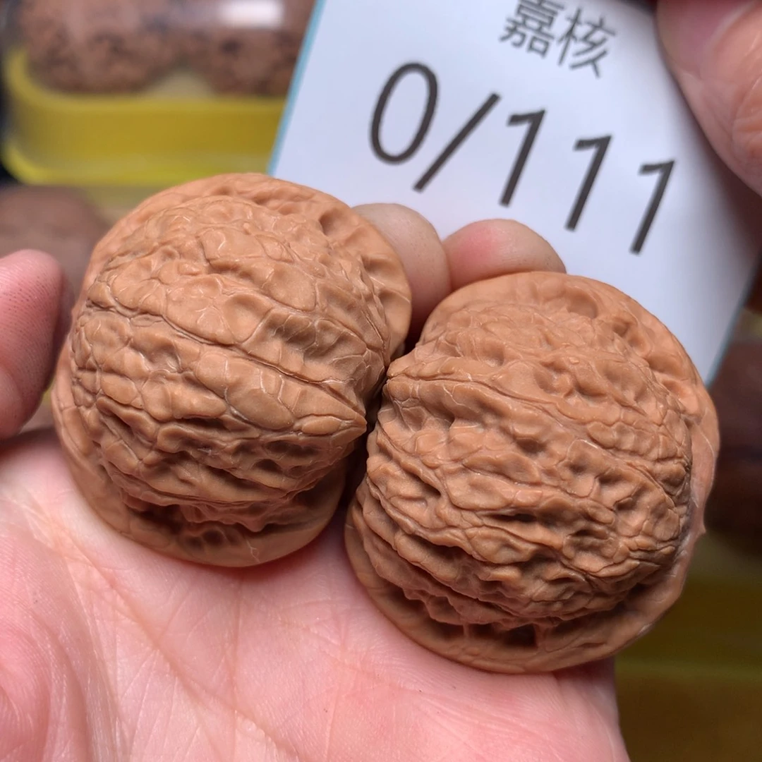 文玩核桃把件肉球乾隆磨39