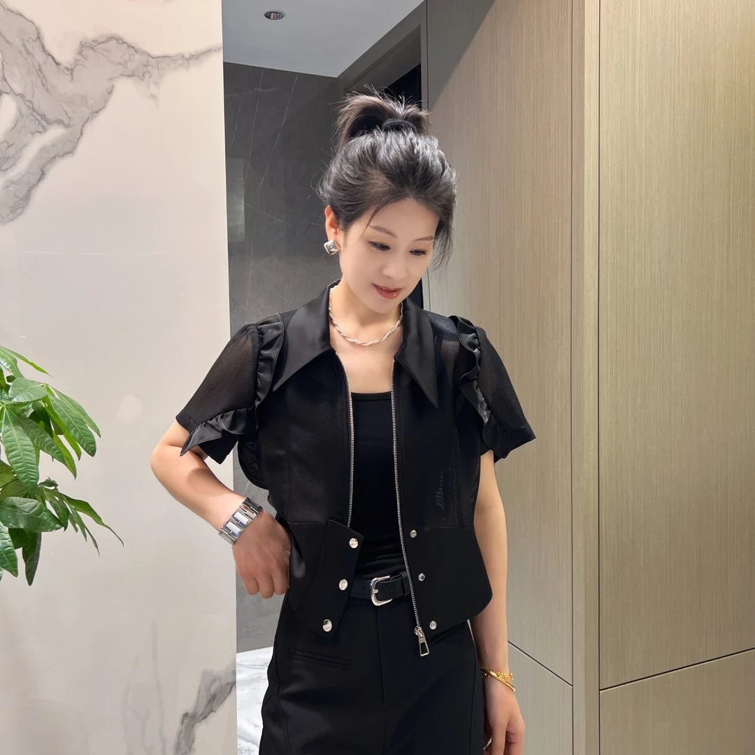 女人阁（开衫856）女人味新款时尚气质百搭休闲衬衫