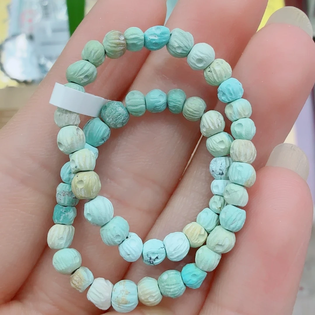 未镶嵌绿松石珠宝奇石