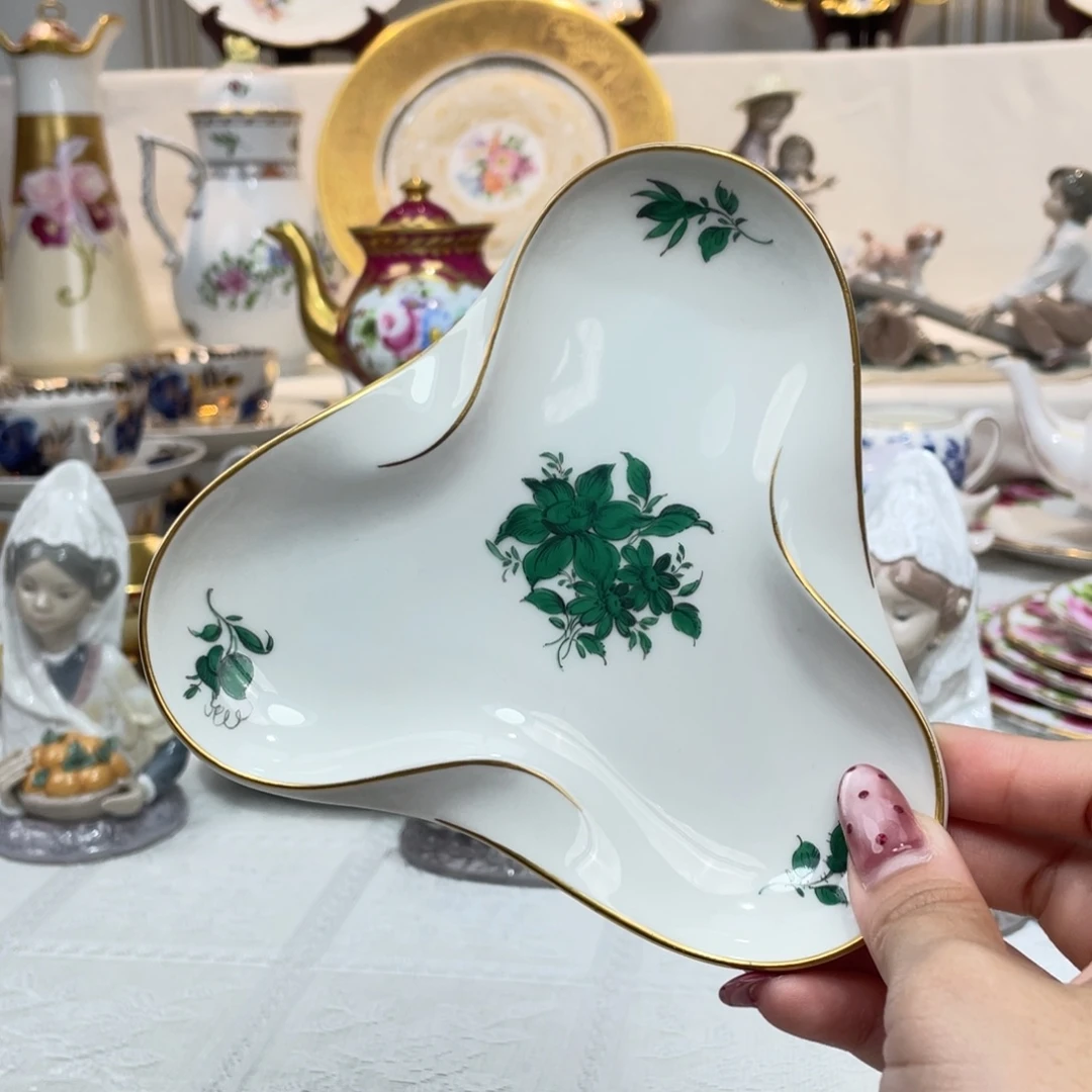 瓷片海外中古美物瓷器 维也纳手绘