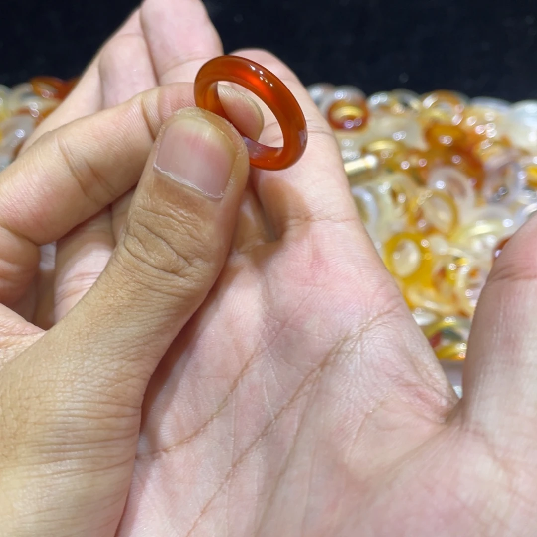 玛瑙/玉髓合金戒指12号港15 默认瑕疵