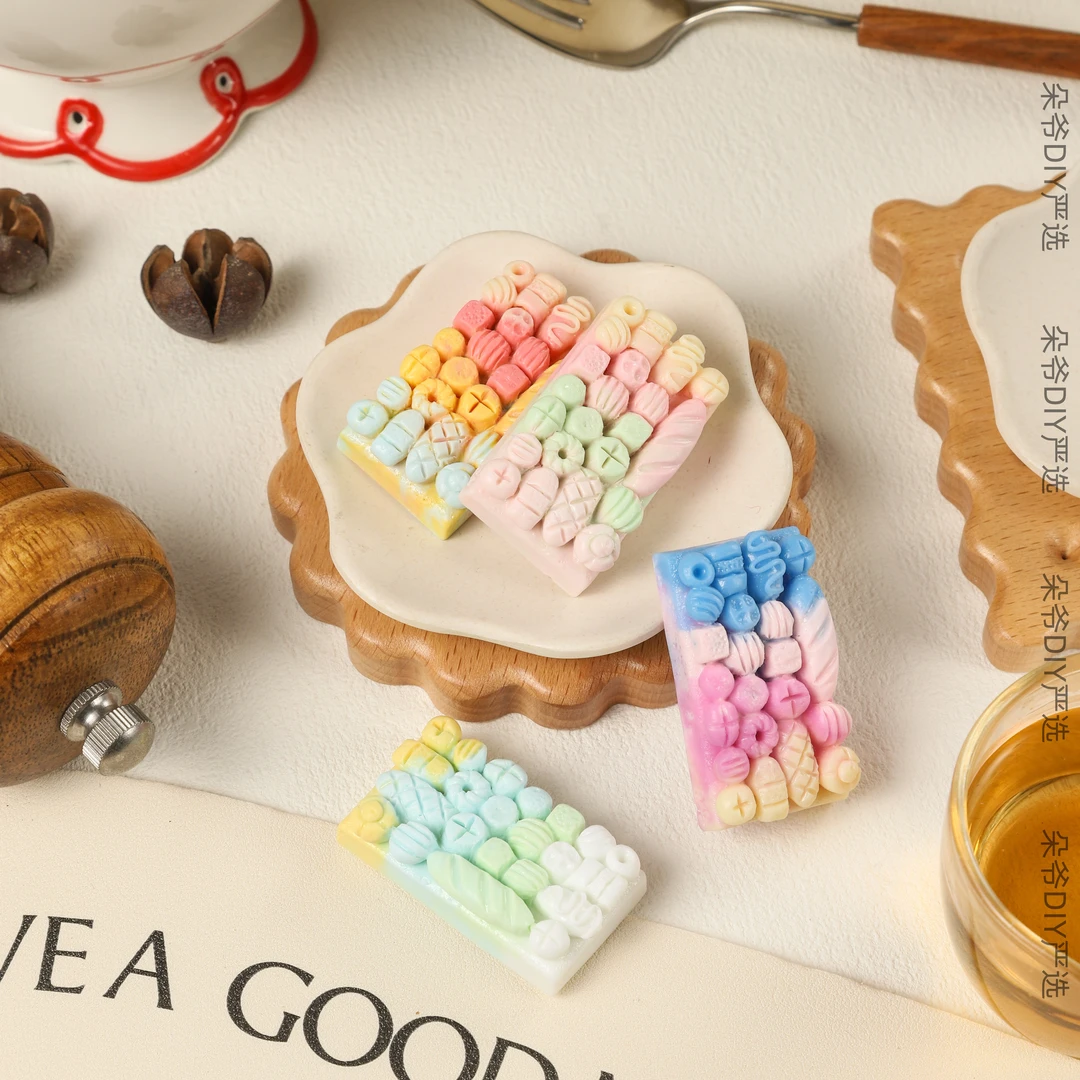 DUOYE/朵爷定制马卡龙键盘【现货】diy食玩手作树脂配件摆件