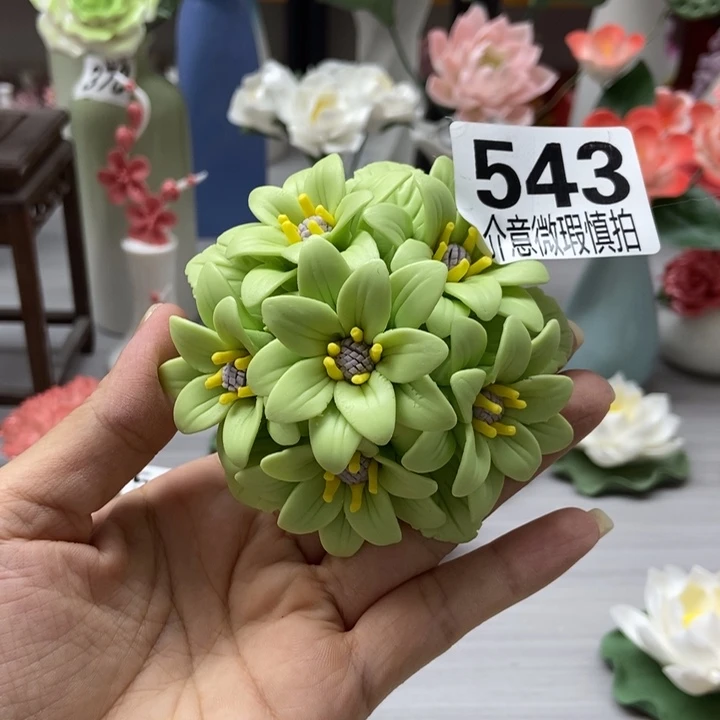 陶瓷手工制作陶瓷花