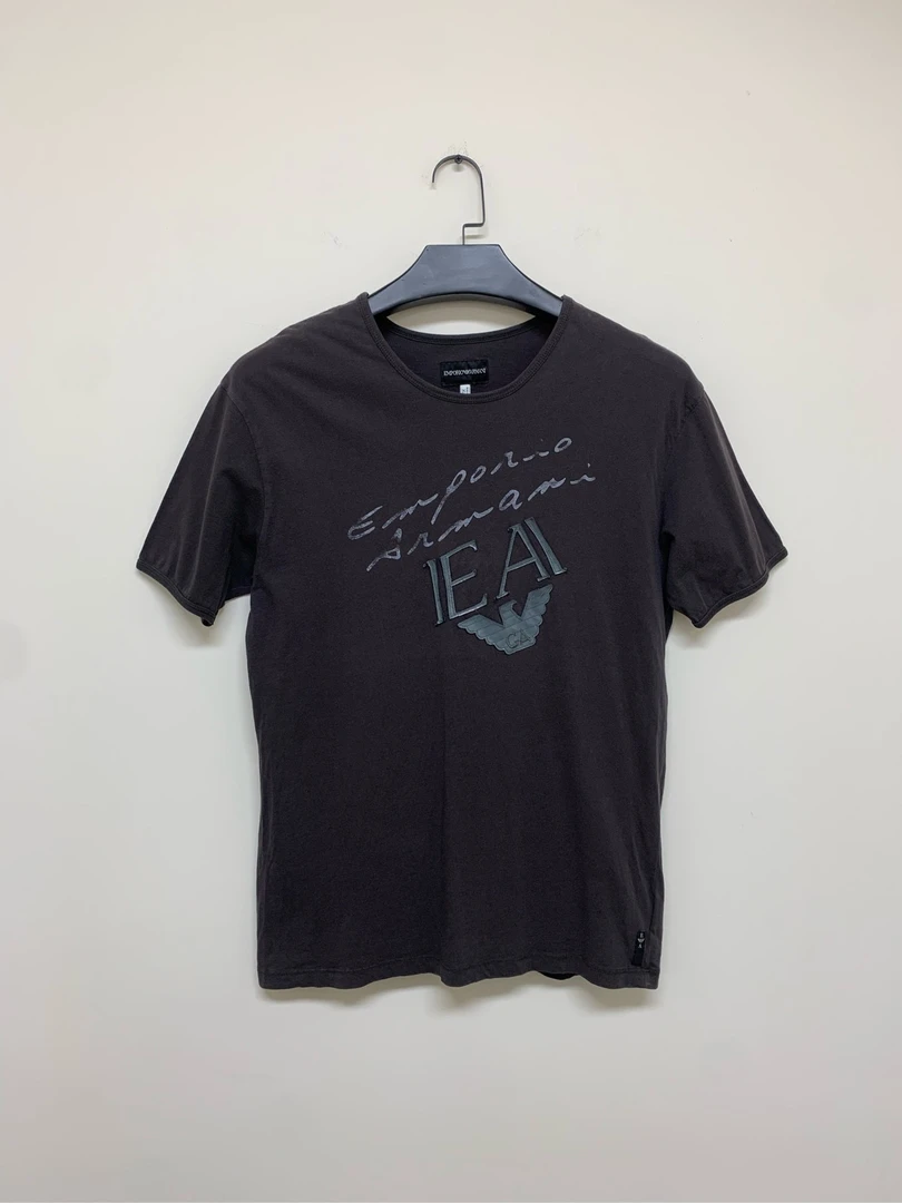 全新未使用 GIORGIO ARMANI/阿玛尼 【Armani】卷边工艺短袖/XL码