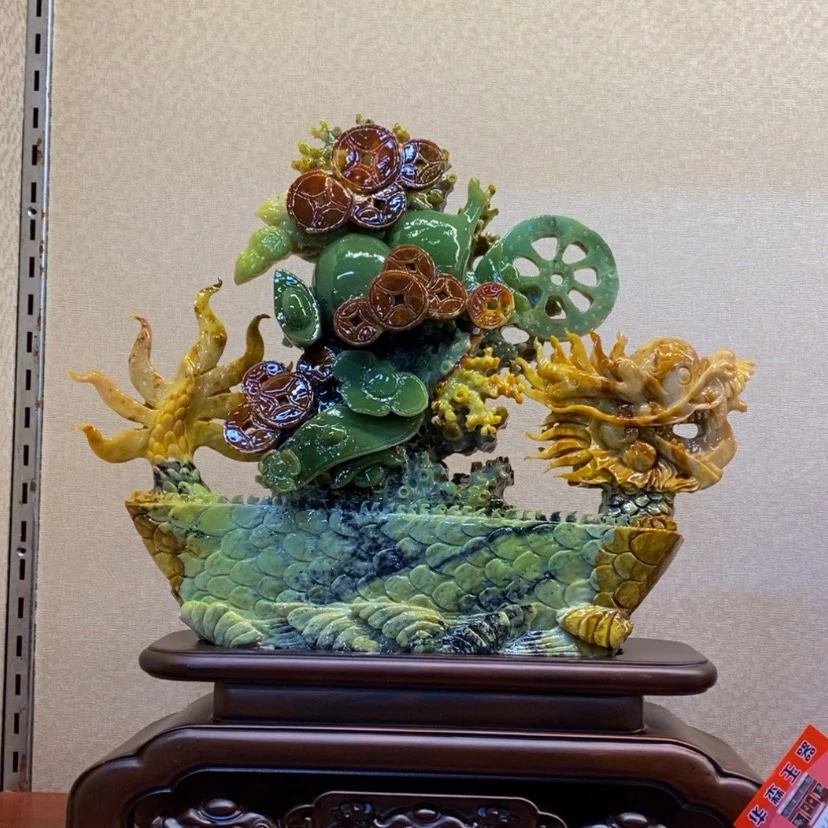 【闪购商品】蛇纹石玉摆件未镶嵌