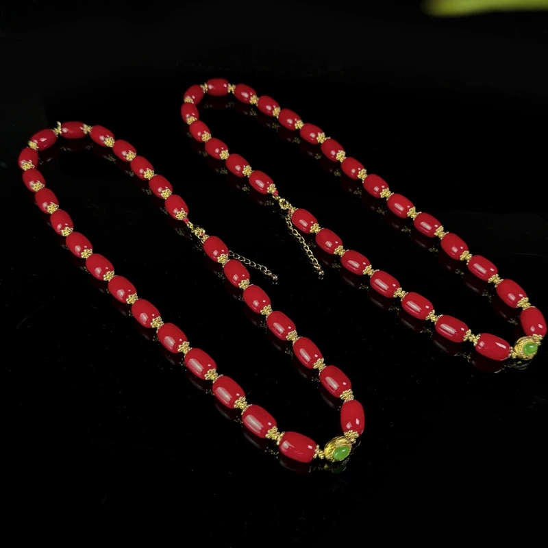 ML2907-蒂伙雪凌裹玛瑙颈饰-多样性只发一件