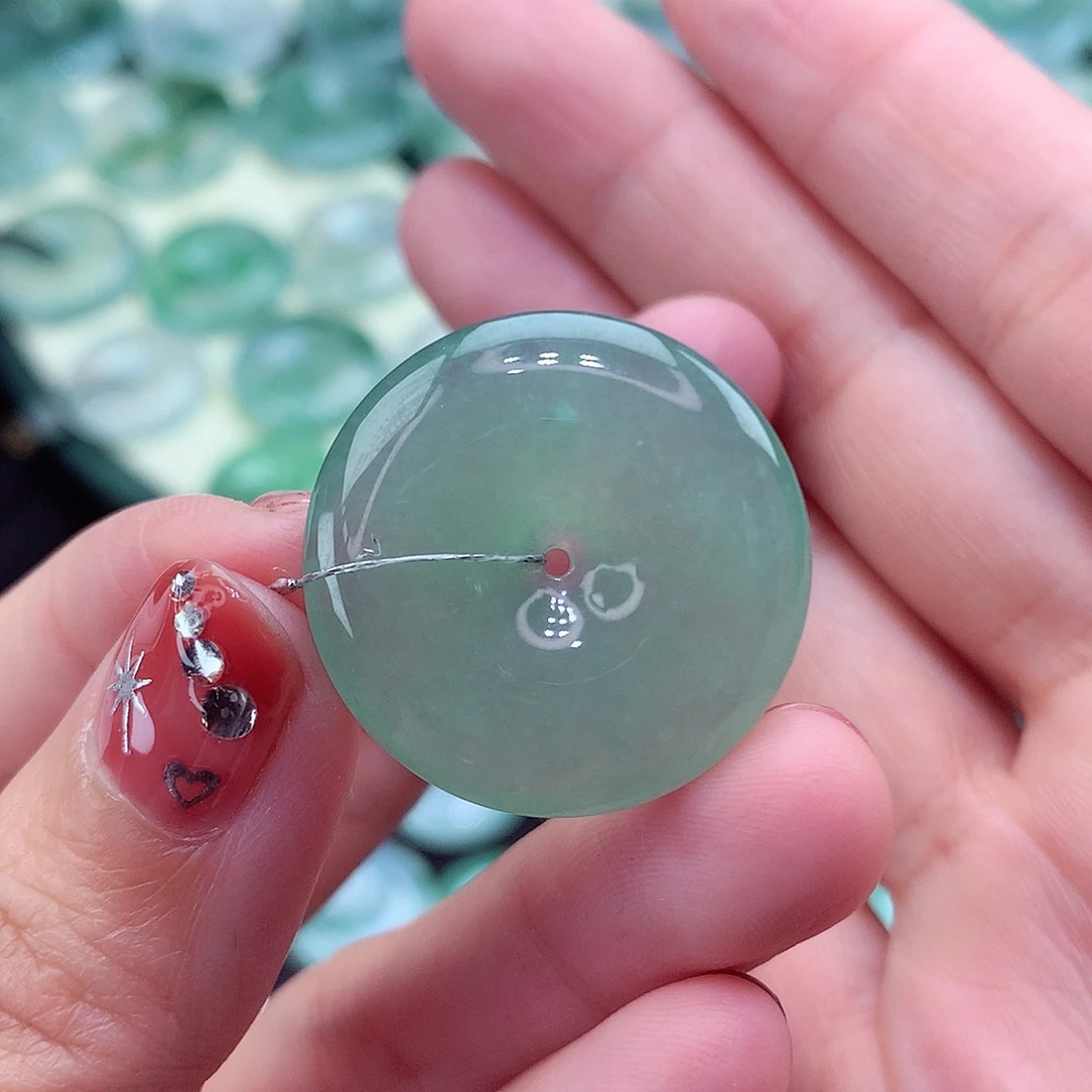 翡翠颈饰未镶嵌49尺寸25.5/5