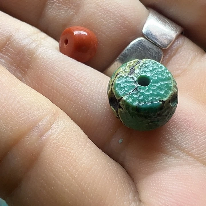 橙***忌南红玛瑙新球珠 未镶嵌