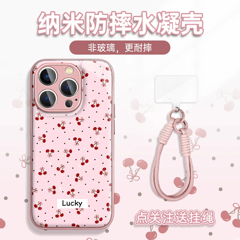 适用于苹果16/17华为OPPO小米VIVO个性简约LJ水凝手机壳AM1034