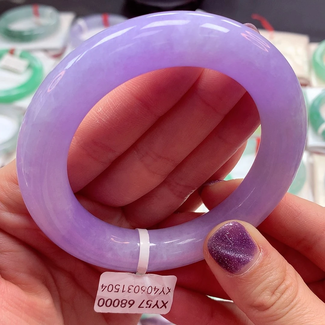 翡翠手镯（圆镯）未镶嵌21号欣