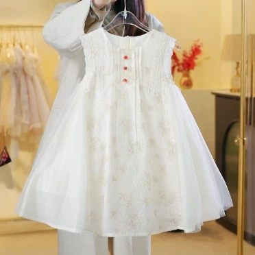 【现货】公主女童公主裙甜美仙女裙女宝连衣裙X26004