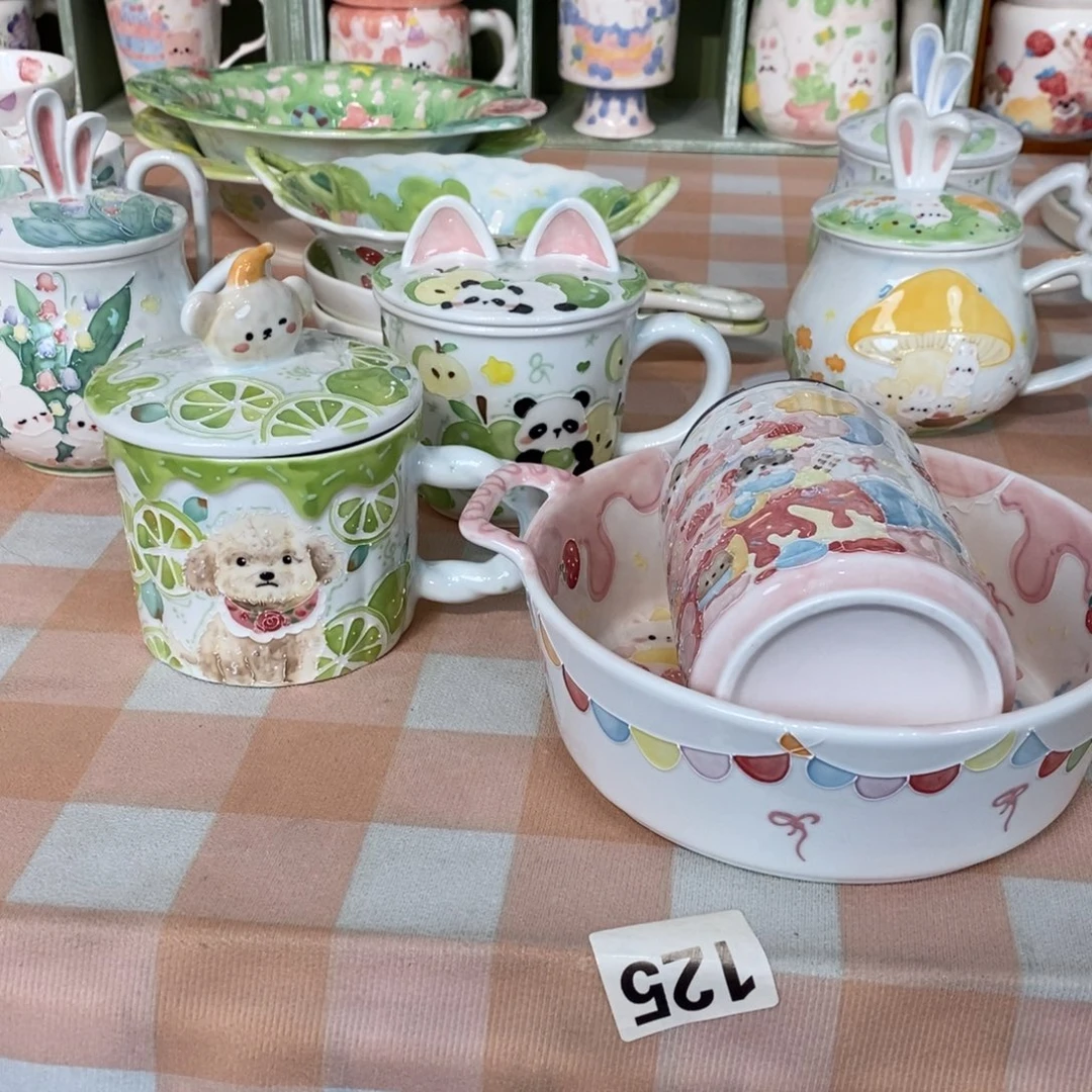 沉***潆瓷片小猫一套福利价格