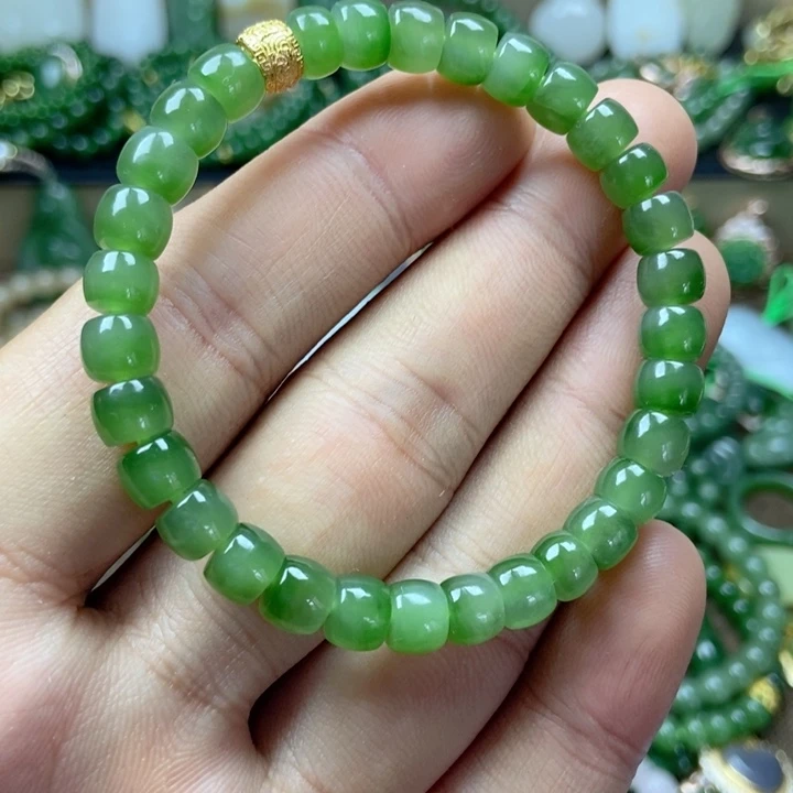 手串未镶嵌和田玉（糖玉）