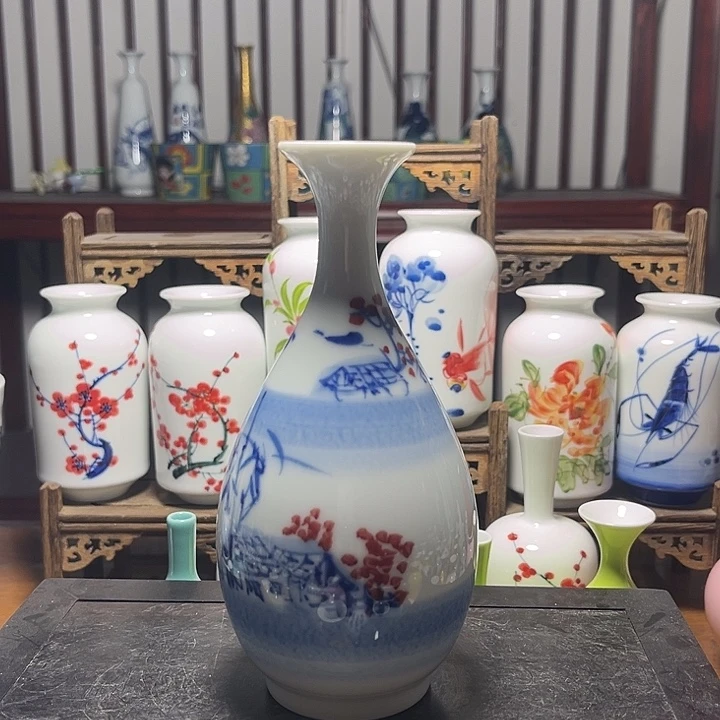 摆件陶景德镇陶瓷高16cm