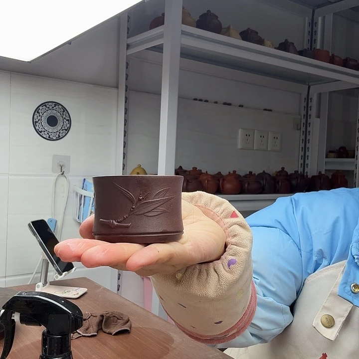 紫泥茶案主人杯主人杯