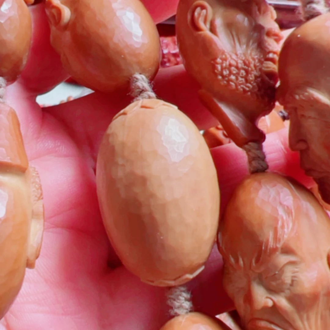 【闪购商品】手串/手链橄榄核海****?纯手工雕刻写实罗汉