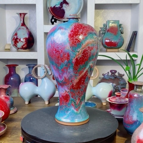 瓷片禹州神后钧瓷原产地~