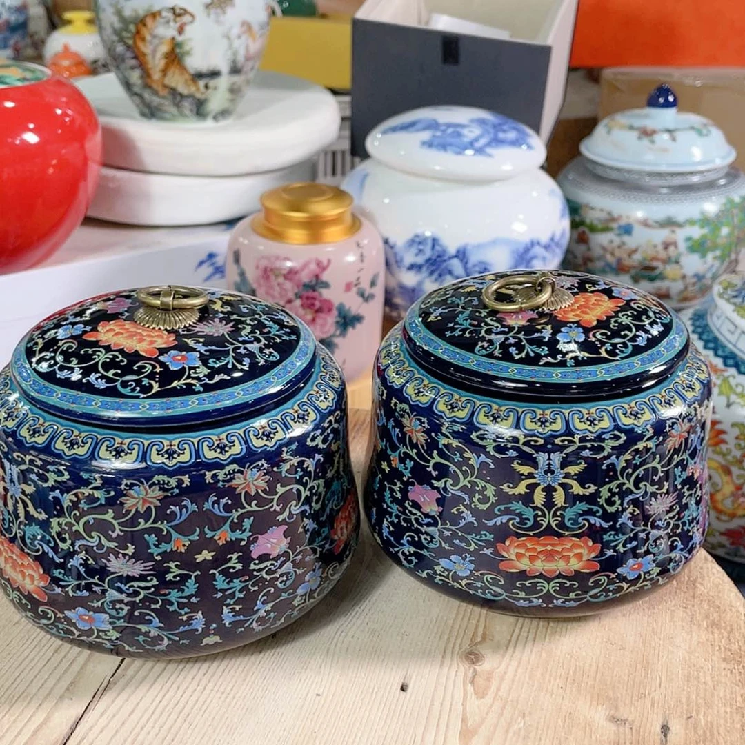 【闪购商品】罐陶瓷茶叶罐密封罐