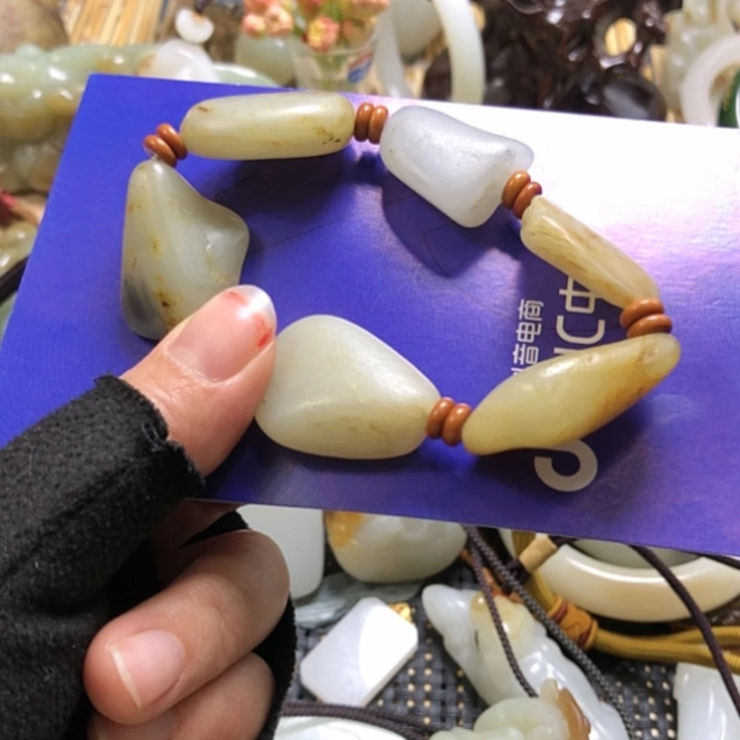 【闪购商品】和田玉手链未镶嵌投**路