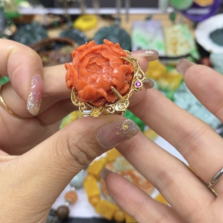 翡翠戒指未镶嵌戒指17