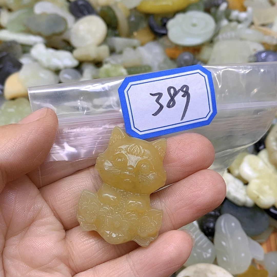 蛇纹石玉颈饰未镶嵌389