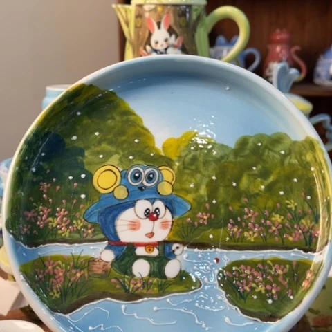 炉景德镇釉下手绘陶瓷
