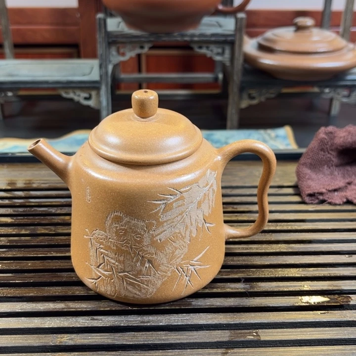 紫砂茶壶原矿紫砂半手工制作