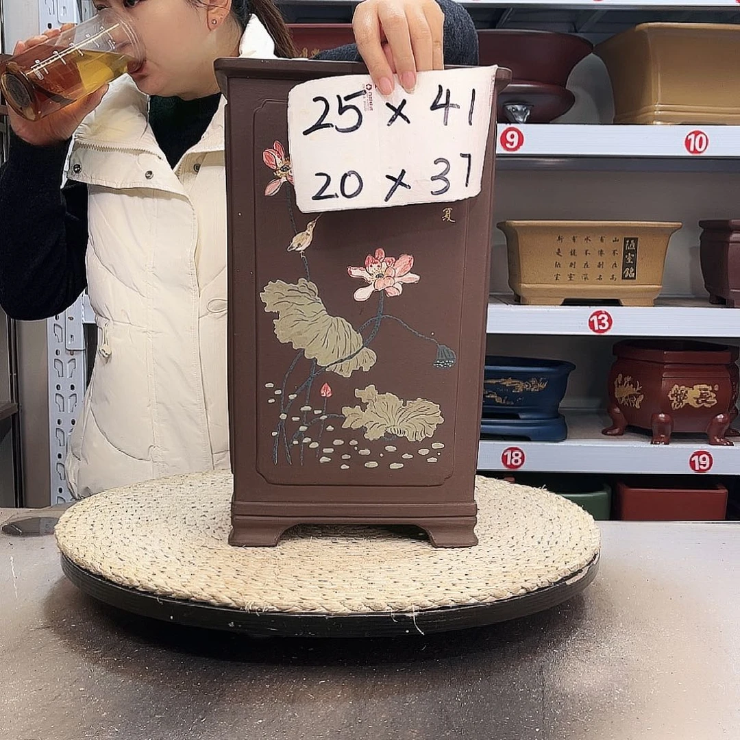 紫砂花盆紫砂花盆