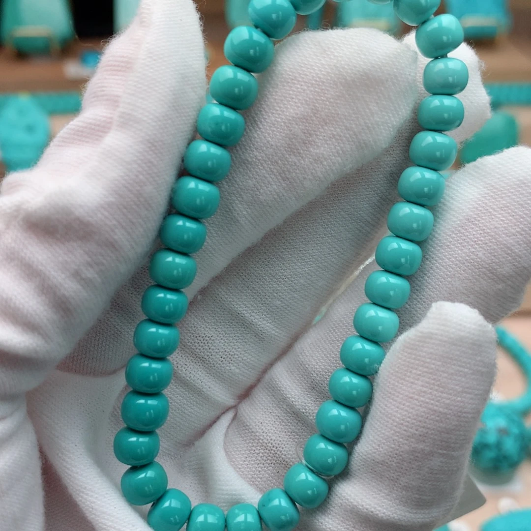 绿松石未镶嵌珠宝奇石6mm