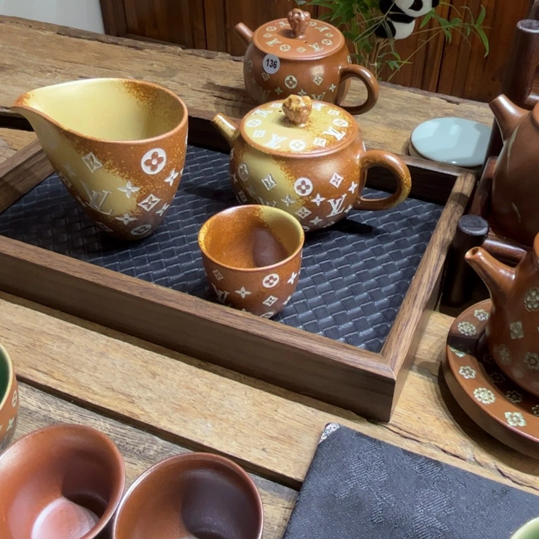秋***风草木灰老花壶 公道杯 铃铛杯