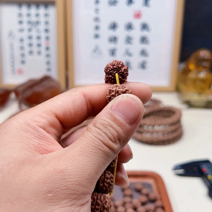 金刚菩提手串15尺寸原生态霸王花