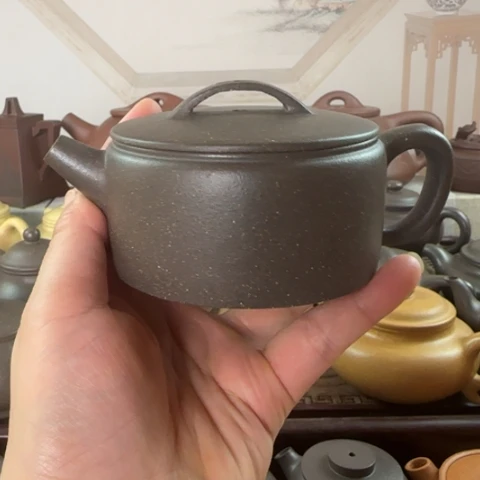 茶壶紫砂梨皮天青170cc